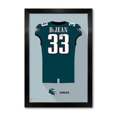 Cooper DeJean Philadelphia Eagles 27" x 39" Framed Jersey Art Print